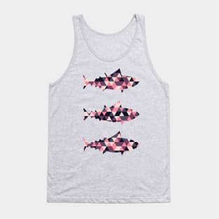 Sushi Chef Geometric Tuna T-Shirt Tank Top